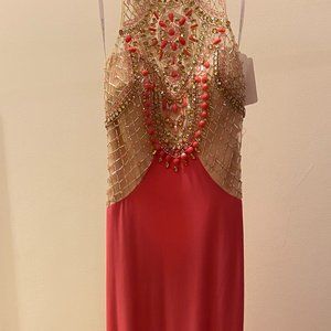 Rachel Allen Coral Prom Gown